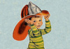 Boy with Fireman hat (none available please enquire)